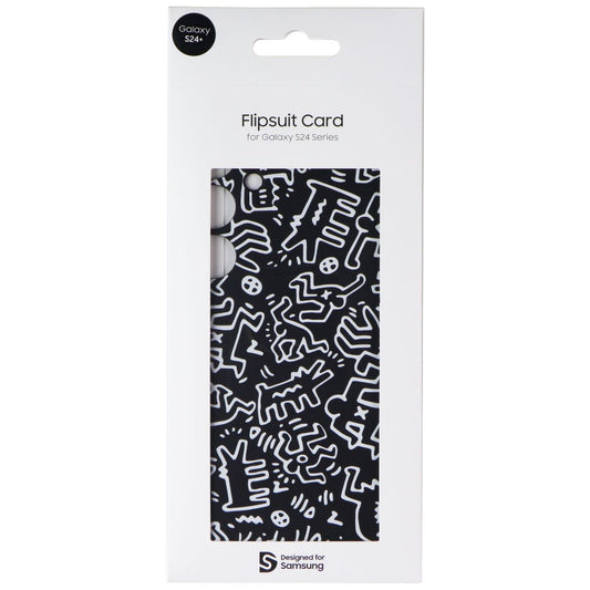 Samsung Interactive Flipsuit Card for Galaxy S24+ (Plus) - Keith Haring Black Cell Phone - Cases, Covers & Skins Samsung - Simple Cell Bulk Wholesale Pricing - USA Seller