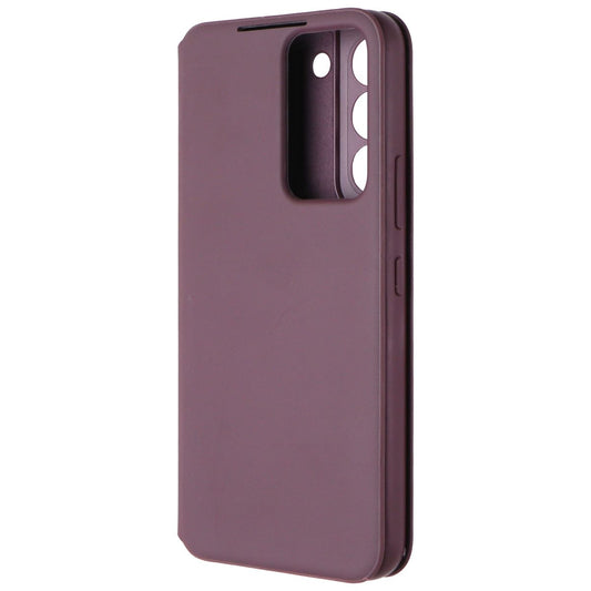 Samsung Official Smart Clear View Cover for Samsung Galaxy S22 - Burgundy Cell Phone - Cases, Covers & Skins Samsung    - Simple Cell Bulk Wholesale Pricing - USA Seller