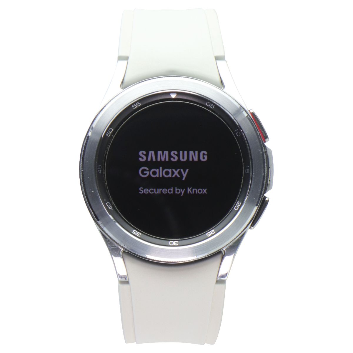 Samsung Galaxy Watch4 Classic (42mm) LTE Unlocked (SM-R885U) - Silver / White Smart Watches Samsung - Simple Cell Bulk Wholesale Pricing - USA Seller