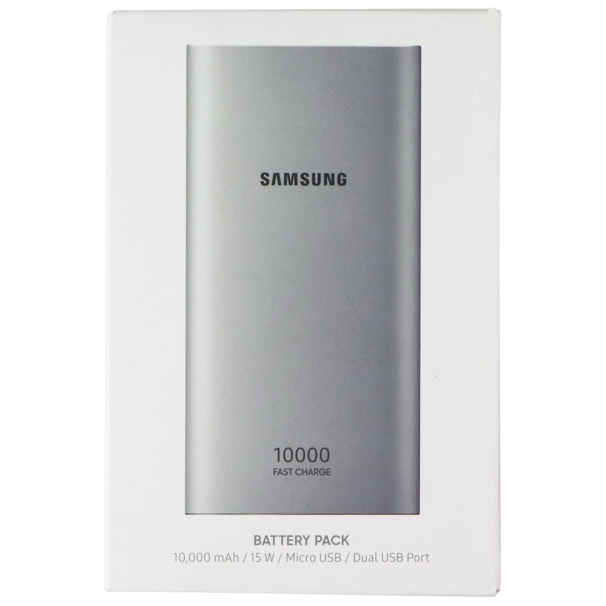 Samsung 10,000 mAh 15W Micro USB Dual USB Port Fast Charge Battery Pack Cell Phone - Chargers & Cradles Samsung - Simple Cell Bulk Wholesale Pricing - USA Seller