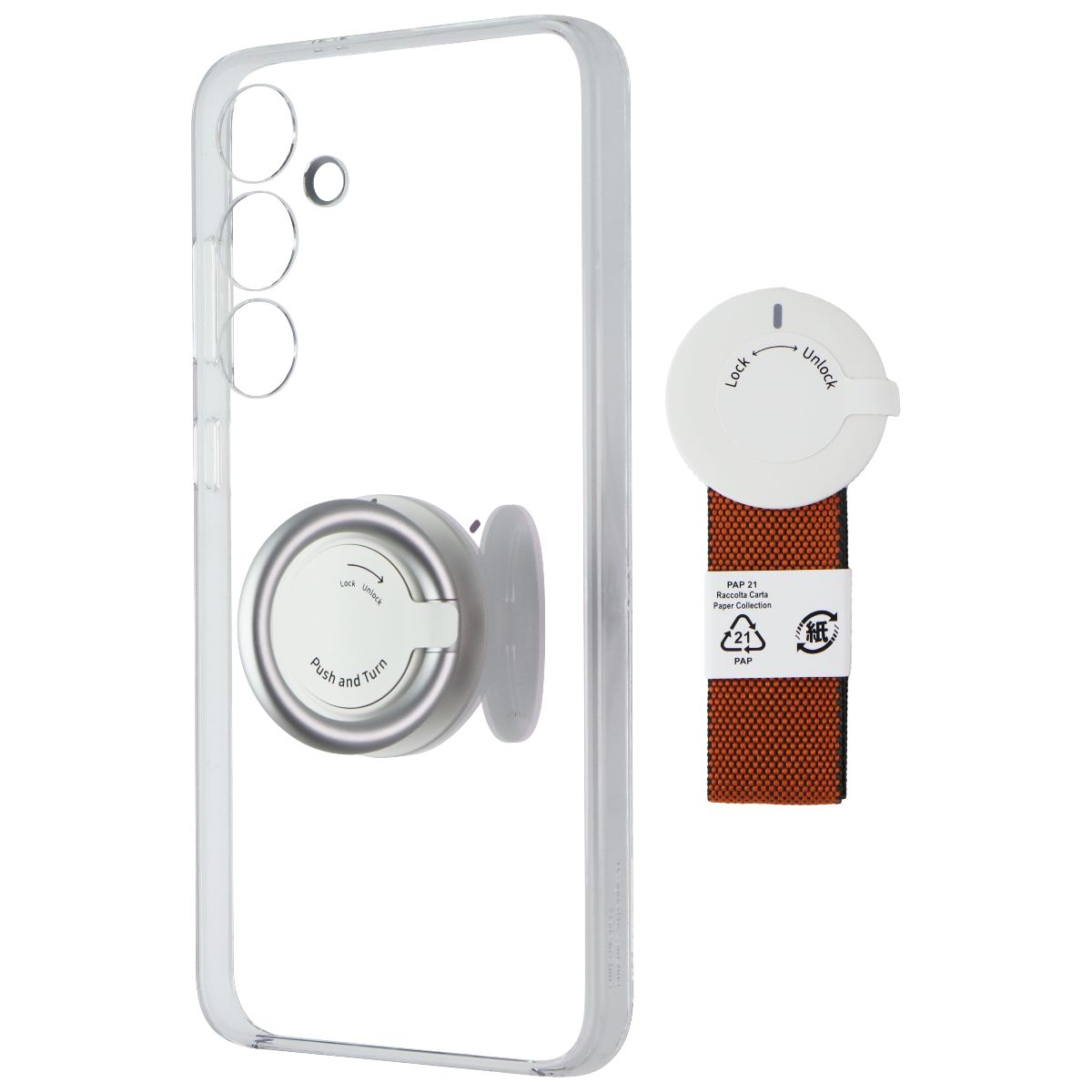 Samsung Official Clear Gadget Case for Samsung Galaxy S24+ / Clear Cell Phone - Cases, Covers & Skins Samsung - Simple Cell Bulk Wholesale Pricing - USA Seller