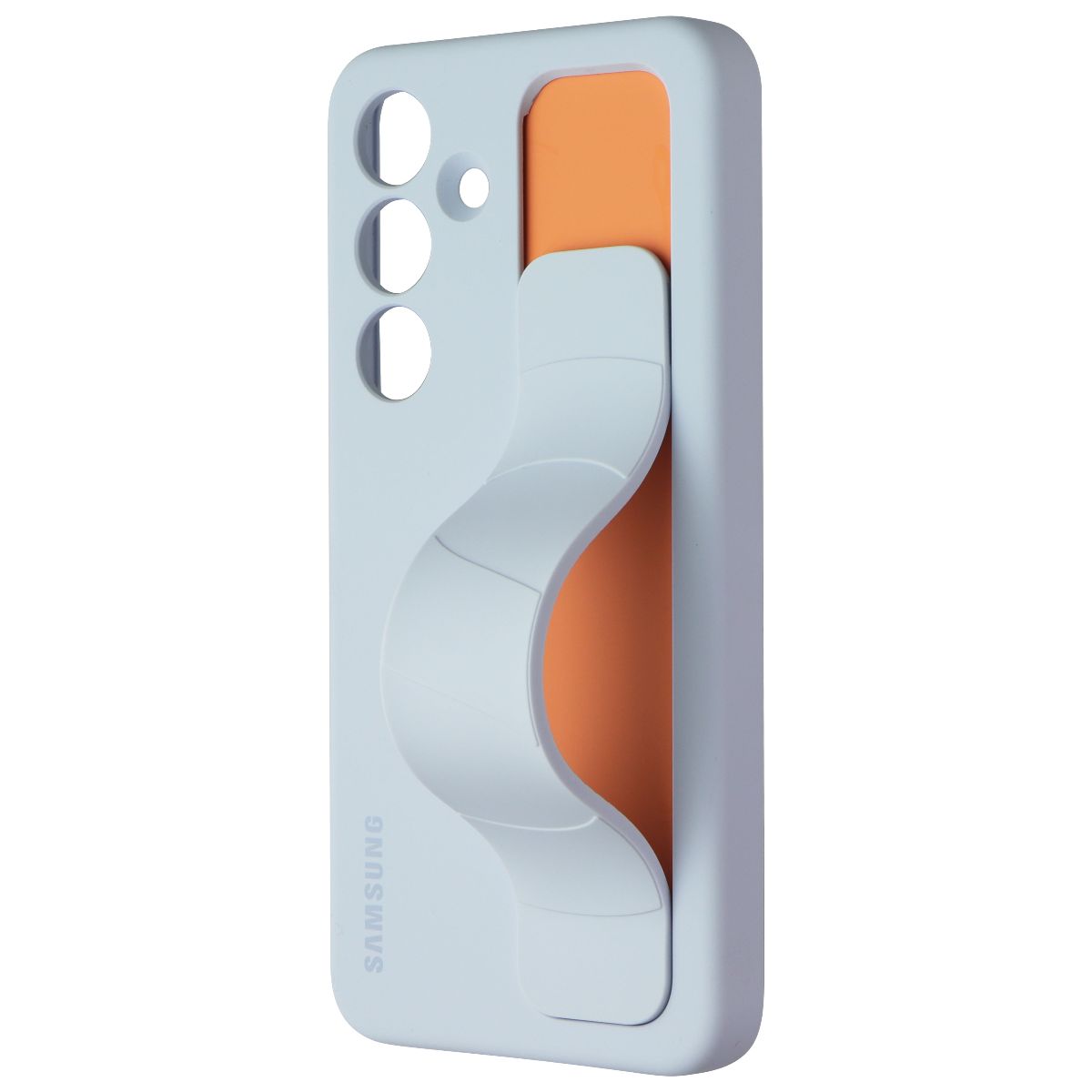 Samsung Official Standing Grip Case for Samsung Galaxy S24 - Light Blue Cell Phone - Cases, Covers & Skins Samsung - Simple Cell Bulk Wholesale Pricing - USA Seller