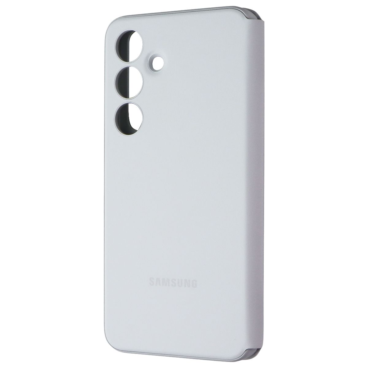 Samsung S-View Wallet Case for Galaxy S24 - White Cell Phone - Cases, Covers & Skins Samsung - Simple Cell Bulk Wholesale Pricing - USA Seller