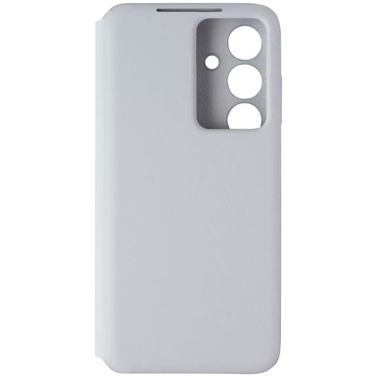 Samsung S-View Wallet Case for Galaxy S24 - White Cell Phone - Cases, Covers & Skins Samsung - Simple Cell Bulk Wholesale Pricing - USA Seller