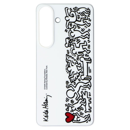 Samsung Flipsuit Series Case for Samsung Galaxy S25 - White (Keith Haring) Cell Phone - Cases, Covers & Skins Samsung - Simple Cell Bulk Wholesale Pricing - USA Seller