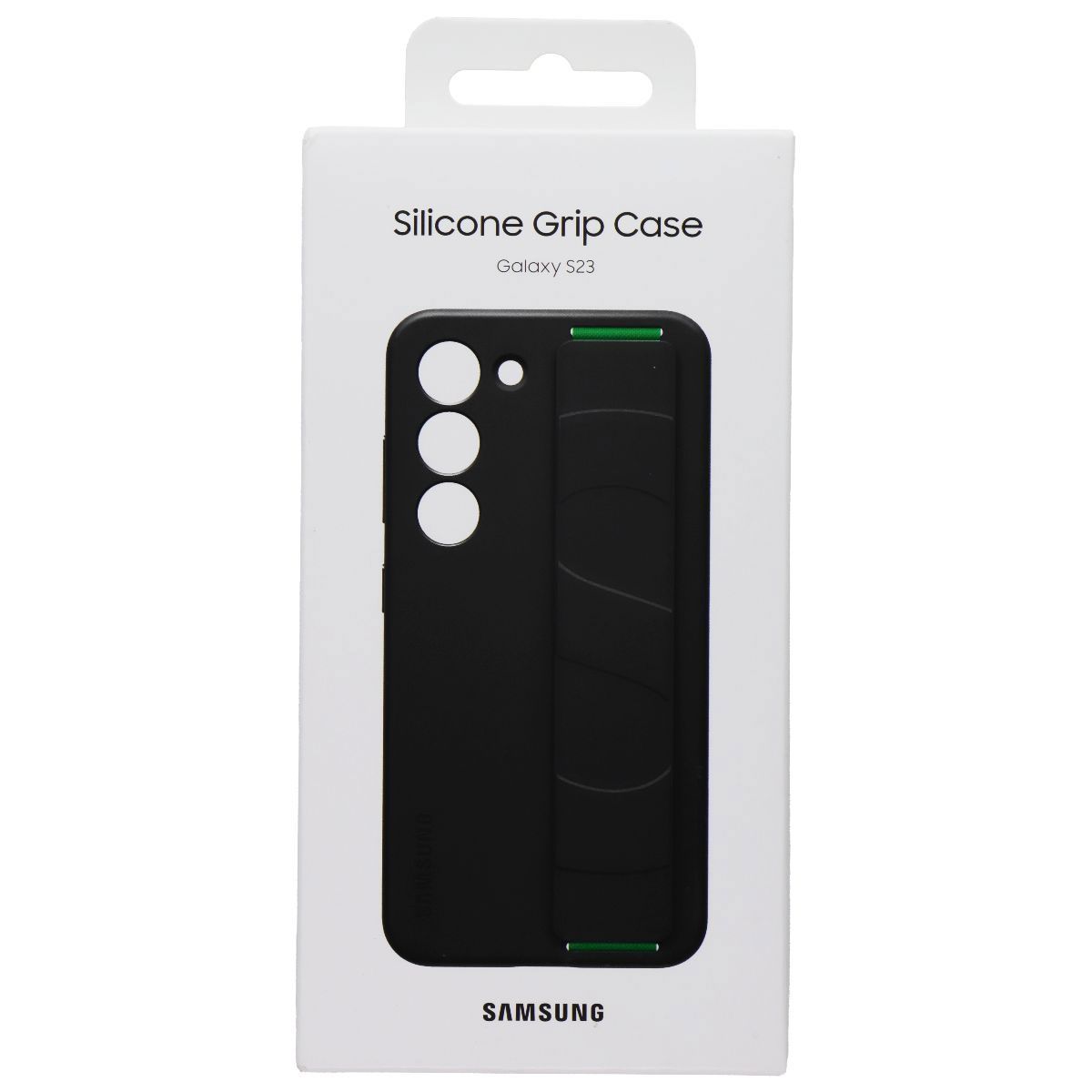 Samsung Official Silicone Grip Case for Galaxy S23 - Black Cell Phone - Cases, Covers & Skins Samsung - Simple Cell Bulk Wholesale Pricing - USA Seller