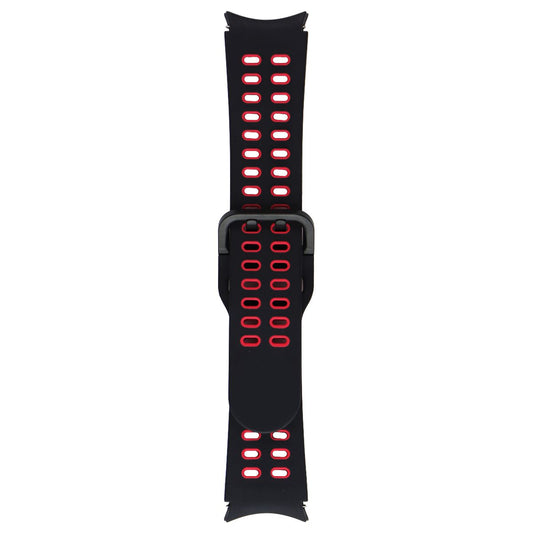 Samsung Extreme Sport Band for Galaxy Watch4 or Later - Black/Red 20mm S/M Smart Watch Accessories - Watch Bands Samsung - Simple Cell Bulk Wholesale Pricing - USA Seller