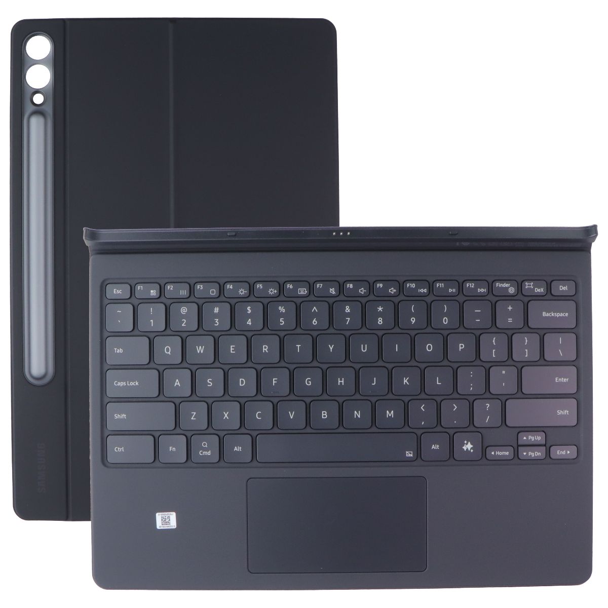 Samsung Book Cover Keyboard for Galaxy Tab S10+/S9+/S9+ FE - Black / AI KEY iPad/Tablet Accessories - Cases, Covers, Keyboard Folios Samsung - Simple Cell Bulk Wholesale Pricing - USA Seller
