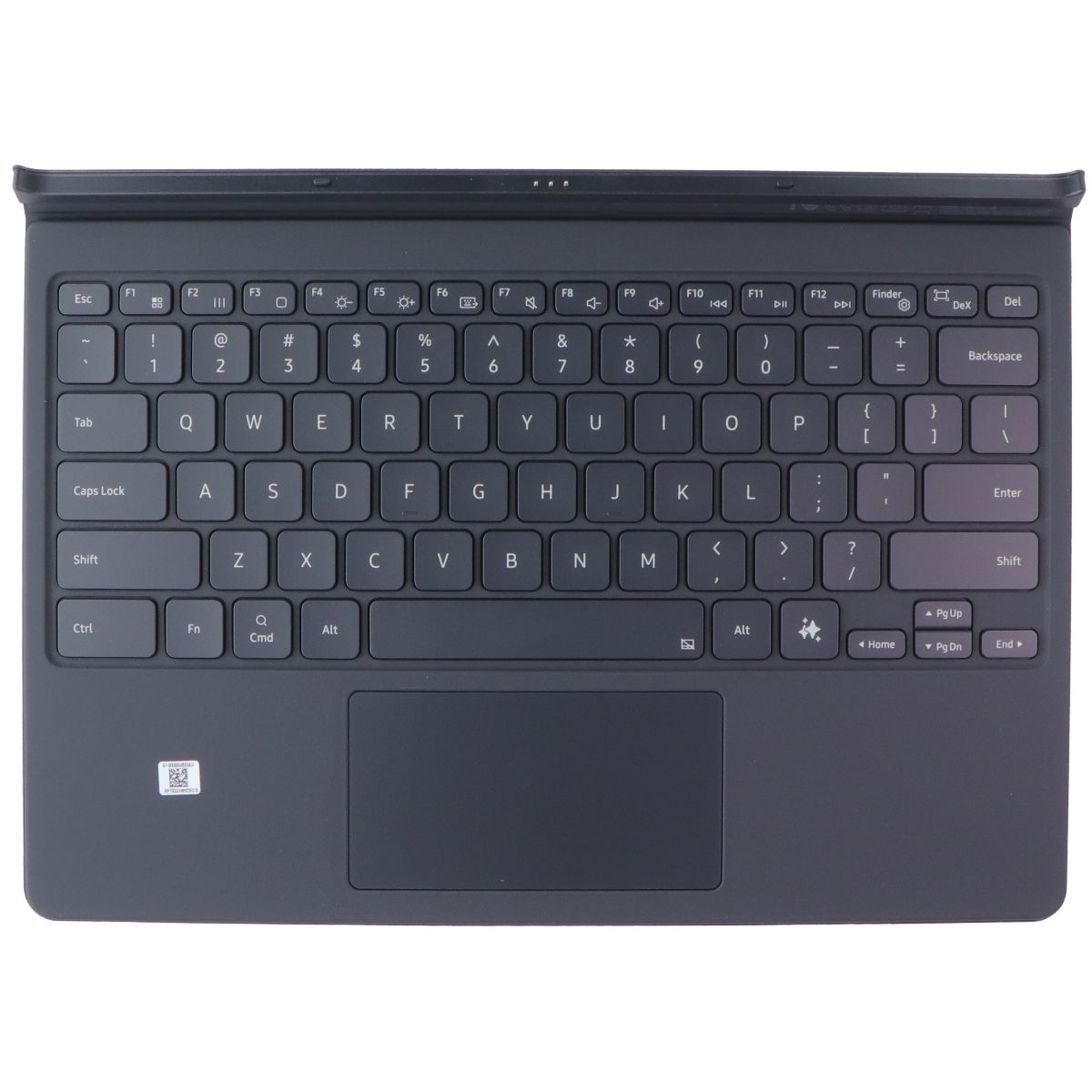 Samsung Book Cover Keyboard for Galaxy Tab S10+/S9+/S9+ FE - Black / AI KEY