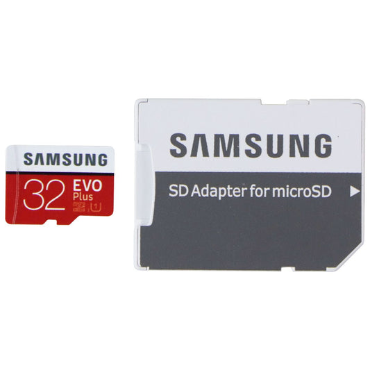 Samsung 32GB EVO Plus Class 10 Micro SDHC with Adapter (MB-MC32G) Cell Phone - Memory Cards Samsung - Simple Cell Bulk Wholesale Pricing - USA Seller