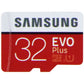 Samsung 32GB EVO Plus Class 10 Micro SDHC with Adapter (MB-MC32G) Cell Phone - Memory Cards Samsung - Simple Cell Bulk Wholesale Pricing - USA Seller