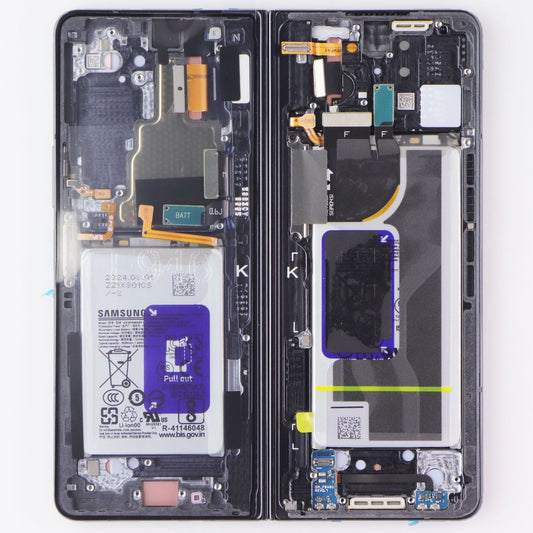 Repair Part SVC LCD Assembly Octa Kit E/ZK/PF for Galaxy Z Fold5 SM-F946U/Black Cell Phone - Replacement Parts & Tools Samsung - Simple Cell Bulk Wholesale Pricing - USA Seller