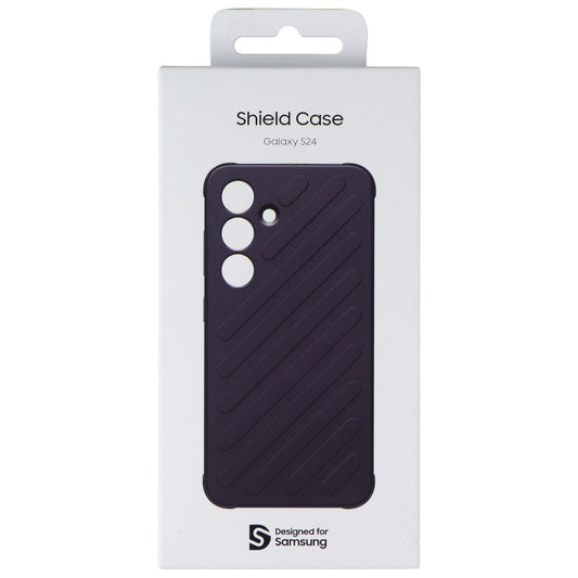Samsung Official Shield Case for Samsung Galaxy S24 - Dark Violet Cell Phone - Cases, Covers & Skins Samsung - Simple Cell Bulk Wholesale Pricing - USA Seller