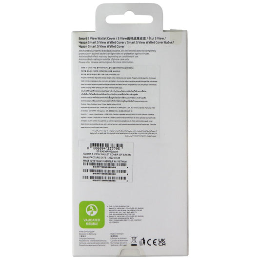 Samsung S View Wallet Cover for Samsung Galaxy A53 5G - White Cell Phone - Cases, Covers & Skins Samsung - Simple Cell Bulk Wholesale Pricing - USA Seller