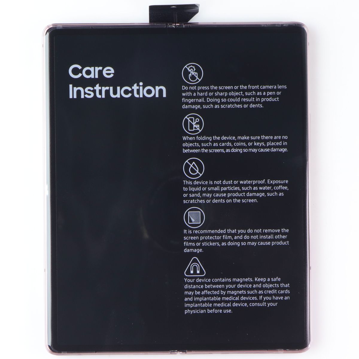 Repair Part SVC LCD Assem Kit E/BN/PF for Galaxy Z Fold2 SM-F916 - Bronze/Blue Cell Phone - Replacement Parts & Tools Samsung - Simple Cell Bulk Wholesale Pricing - USA Seller