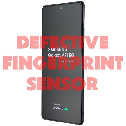 Samsung Galaxy A71 5G (SM-A716U) Unlocked 128GB/Black - Bad Fingerprint Sensor* Cell Phones & Smartphones Samsung    - Simple Cell Bulk Wholesale Pricing - USA Seller