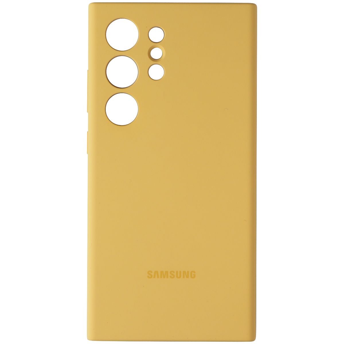 Samsung Official Silicone Case for Samsung Galaxy S24 Ultra - Yellow Cell Phone - Cases, Covers & Skins Samsung - Simple Cell Bulk Wholesale Pricing - USA Seller