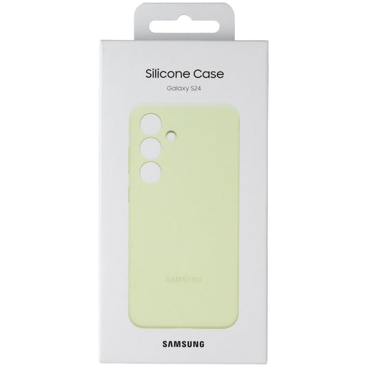 Samsung Silicone Case for Samsung Galaxy S24 - Light Green (EF-PS921TGEGCA) Cell Phone - Cases, Covers & Skins Samsung    - Simple Cell Bulk Wholesale Pricing - USA Seller