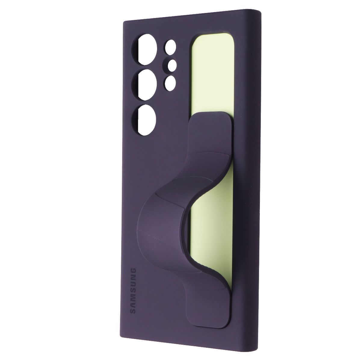 Samsung Official Standing Grip Case for Samsung Galaxy S24 Ultra - Dark Violet Cell Phone - Cases, Covers & Skins Samsung - Simple Cell Bulk Wholesale Pricing - USA Seller