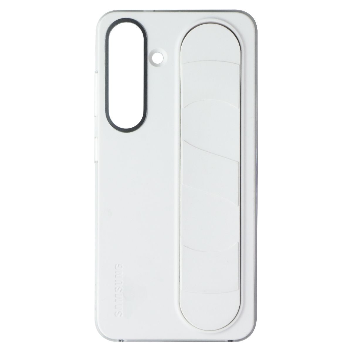 Samsung Official Standing Grip Case for Samsung Galaxy S25 - White Cell Phone - Cases, Covers & Skins Samsung - Simple Cell Bulk Wholesale Pricing - USA Seller