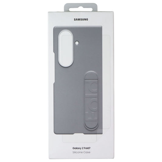 Samsung Official Silicone Case and Film for Galaxy Z Fold7 - Gray