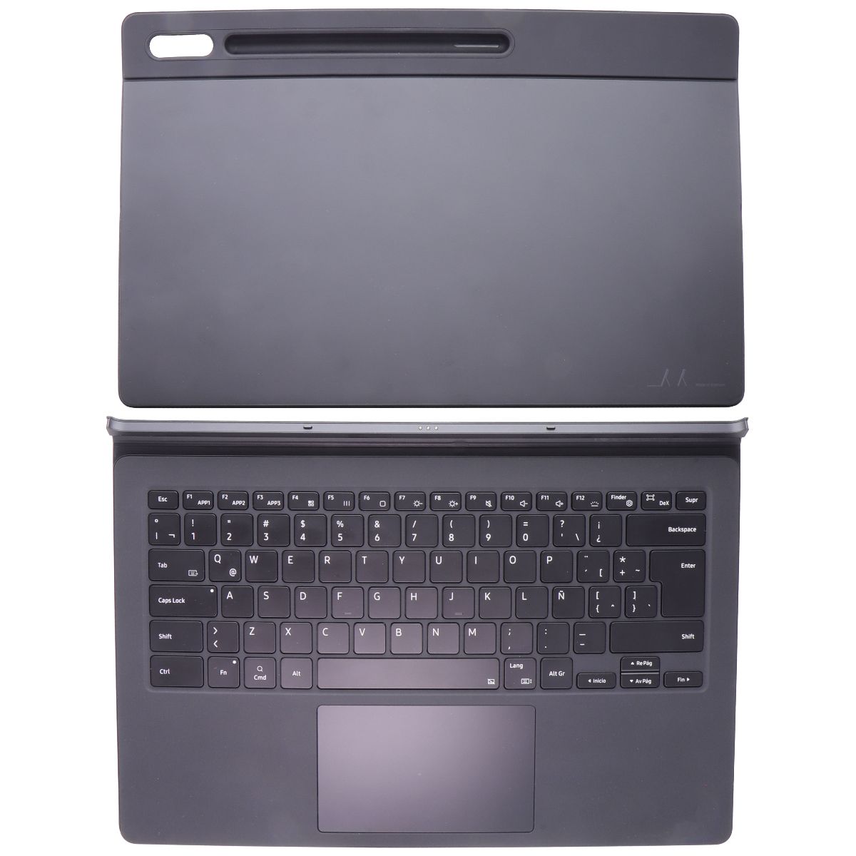 SAMSUNG Book Cover (Spanish Keys) Keyboard/Case for Galaxy Tab S8 Ultra EF-DX900 Keyboards/Mice - Keyboards & Keypads Samsung    - Simple Cell Bulk Wholesale Pricing - USA Seller