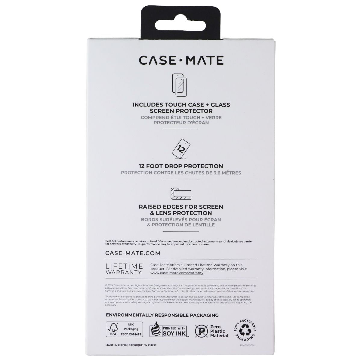 Case-Mate Tough Case & Screen Protector Bundle for Samsung Galaxy A26 5G - Black