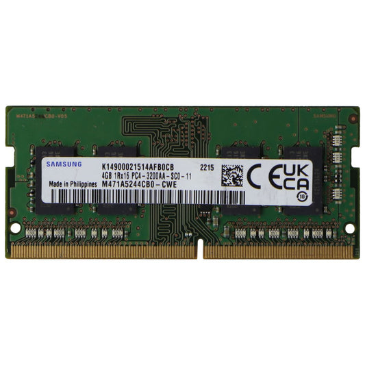 Samsung (4GB) 1Rx16 PC4-3200AA DDR4 Laptop RAM Memory (M471A5244CB0-CWE) Computer Parts - Memory (RAM) Samsung    - Simple Cell Bulk Wholesale Pricing - USA Seller