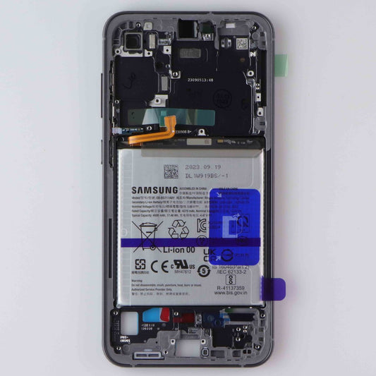 Repair Part SVC Case ASSM Front+Batt for Galaxy Z Flip3 5G - GH82-32905A - Black Cell Phone - Replacement Parts & Tools Samsung - Simple Cell Bulk Wholesale Pricing - USA Seller