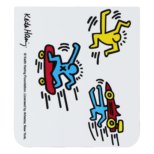 KEITH HARING People Flipsuit Card for Galaxy Z Flip5 Flipsuit Case - White Cell Phone - Cases, Covers & Skins Samsung    - Simple Cell Bulk Wholesale Pricing - USA Seller