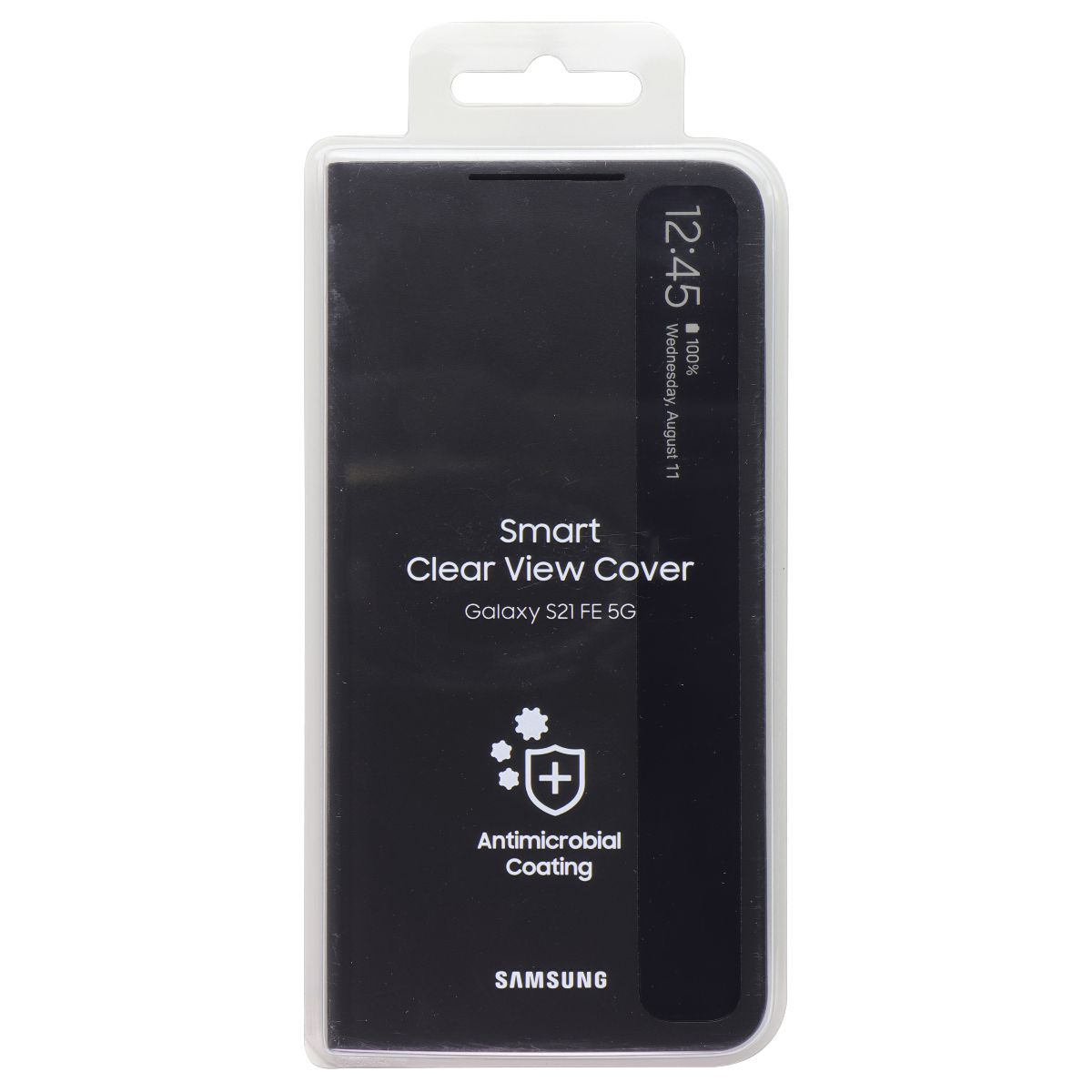 Samsung Smart Clear View Cover for Galaxy S21 FE 5G - Dark Gray Cell Phone - Cases, Covers & Skins Samsung - Simple Cell Bulk Wholesale Pricing - USA Seller