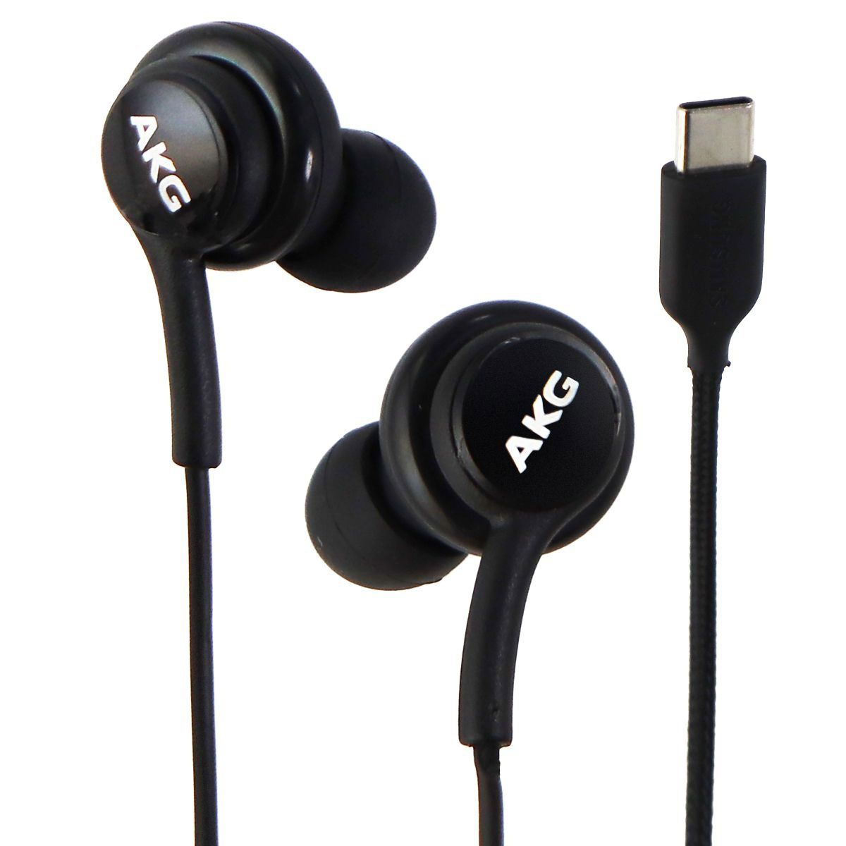 Samsung AKG Wired USB-C (Type C) Headset for Smartphones - Black (GH59-15252A) Cell Phone - Headsets Samsung - Simple Cell Bulk Wholesale Pricing - USA Seller