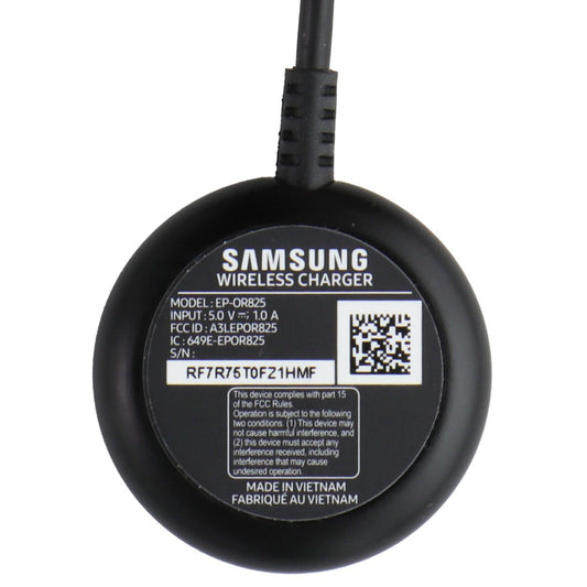 Samsung Galaxy Watch Active Wireless Charger (EP-OR825) - Black Smart Watch Accessories - Chargers & Docking Stations Samsung - Simple Cell Bulk Wholesale Pricing - USA Seller