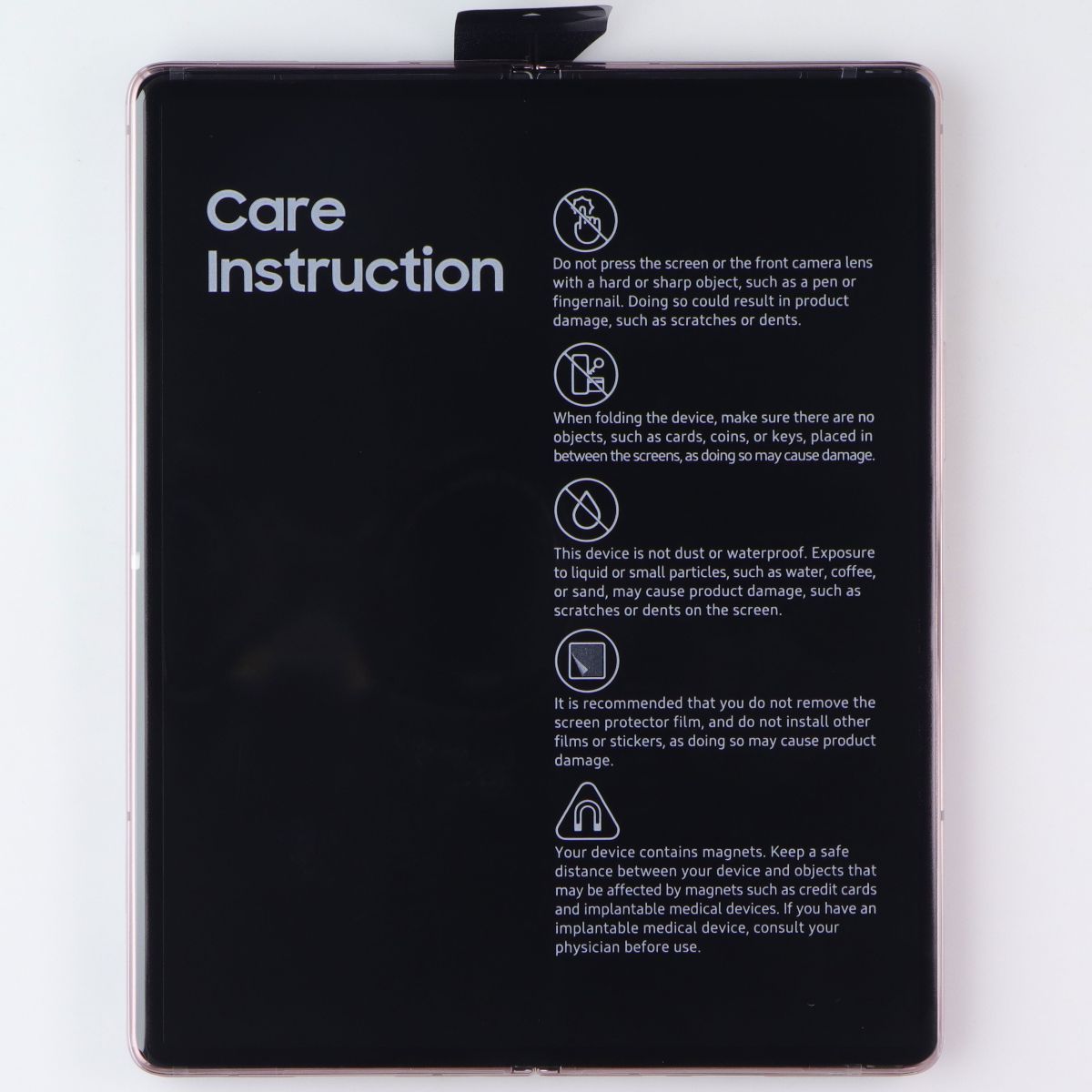 Repair Part SVC LCD Assembly Kit E/DN/PF for Galaxy Z Fold2 (F916) - Bronze/Gold Cell Phone - Replacement Parts & Tools Samsung - Simple Cell Bulk Wholesale Pricing - USA Seller