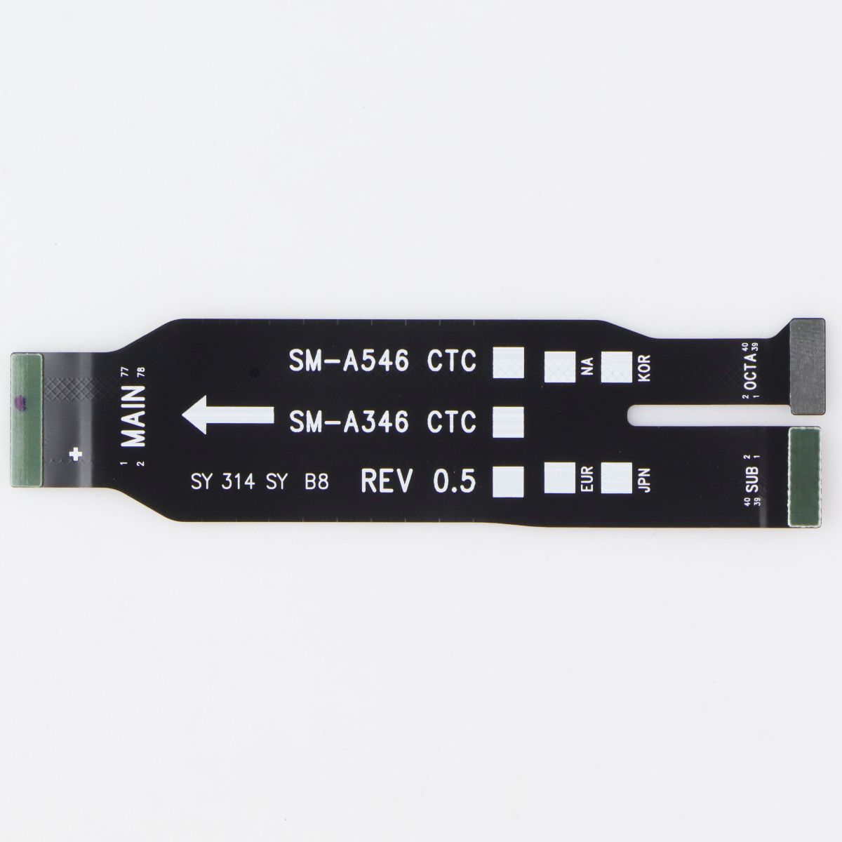 Repair Part Main to Sub Flex Cable (FPCB) for Samsung Galaxy A34/A54 (A346/A546) Cell Phone - Replacement Parts & Tools Samsung - Simple Cell Bulk Wholesale Pricing - USA Seller