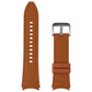 Samsung Hybrid Leather Silicone Watch Band for Galaxy Watch (20MM) - Camel (S/M) Smart Watch Accessories - Watch Bands Samsung - Simple Cell Bulk Wholesale Pricing - USA Seller