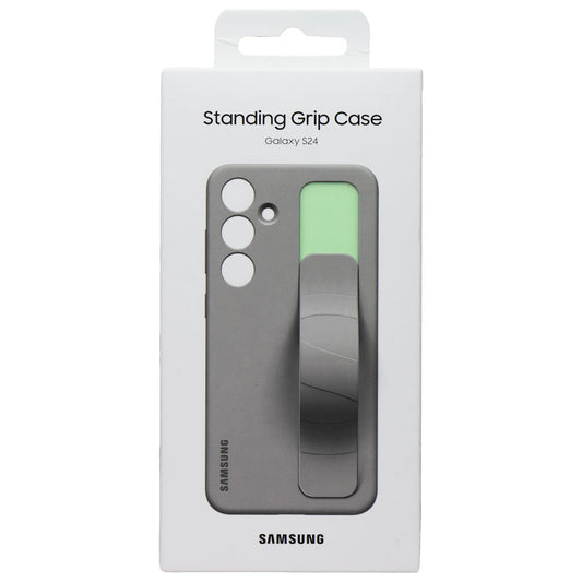 Samsung Official Standing Grip Case for Samsung Galaxy S24 - Taupe Cell Phone - Cases, Covers & Skins Samsung    - Simple Cell Bulk Wholesale Pricing - USA Seller