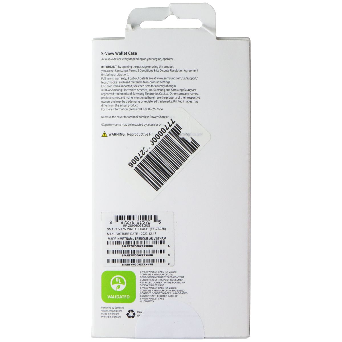 Samsung S-View Wallet Case for Galaxy S24+ (Plus) - Mint Cell Phone - Cases, Covers & Skins Samsung - Simple Cell Bulk Wholesale Pricing - USA Seller