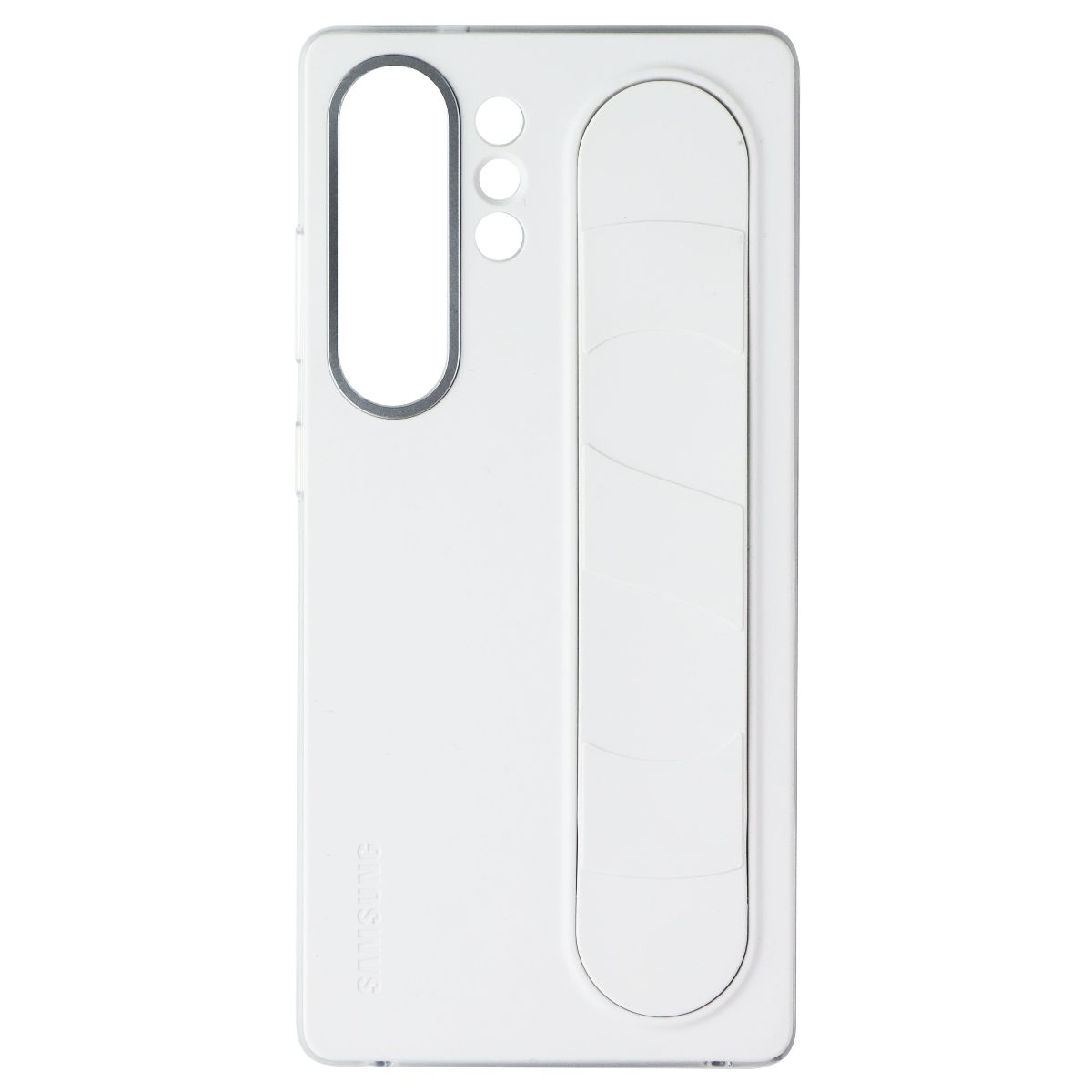 Samsung Official Standing Grip Case for Galaxy S25 Ultra - White Cell Phone - Cases, Covers & Skins Samsung - Simple Cell Bulk Wholesale Pricing - USA Seller