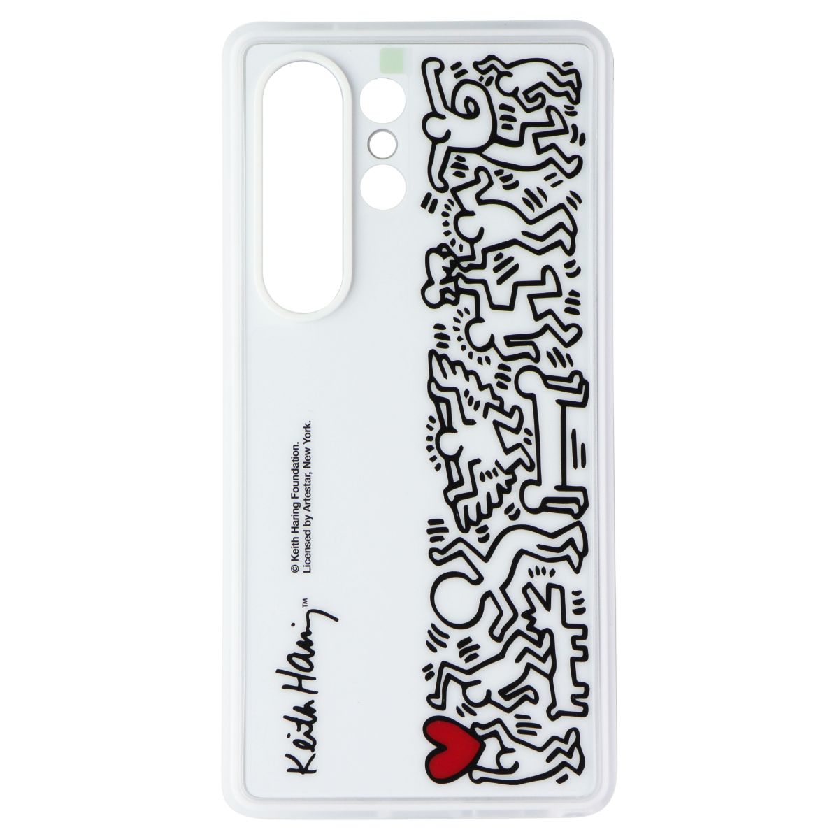 Samsung Flipsuit Series Case for Samsung Galaxy S25 Ultra - White (Keith Haring) Cell Phone - Cases, Covers & Skins Samsung - Simple Cell Bulk Wholesale Pricing - USA Seller