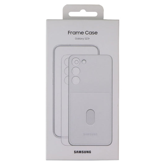 Samsung Official Frame Case with Two Inserts for Galaxy S23+ (Plus) - White Cell Phone - Cases, Covers & Skins Samsung - Simple Cell Bulk Wholesale Pricing - USA Seller