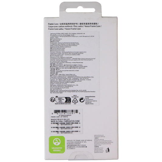 Samsung Official Frame Case with Two Inserts for Galaxy S23+ (Plus) - White