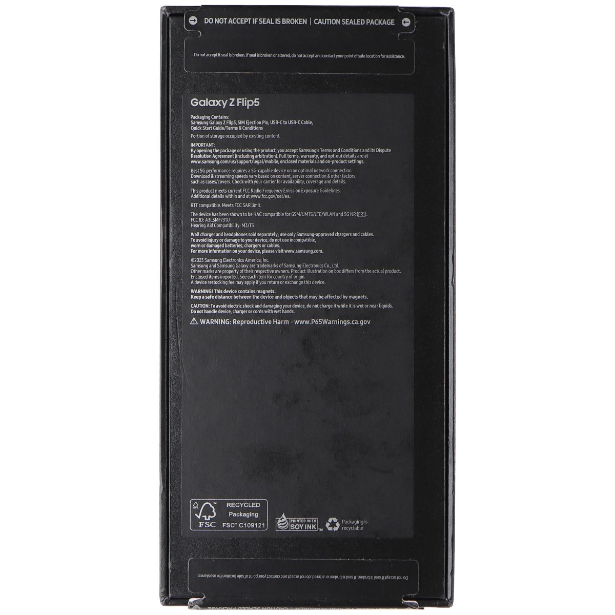 Samsung Galaxy Z Flip5 (6.7-inch) Smartphone SM-F731U1 Unlocked - 512GB/Cream Cell Phones & Smartphones Samsung - Simple Cell Bulk Wholesale Pricing - USA Seller