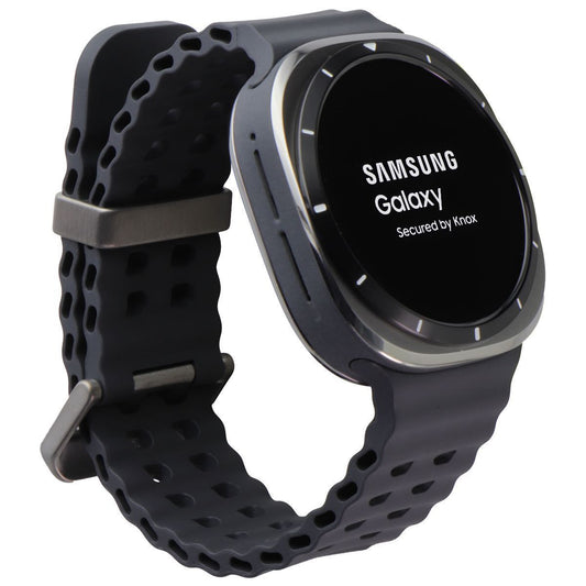 Samsung Galaxy Watch Ultra 47mm (AT&T + T-Mobile) - Titanium Silver/Marine Gray Smart Watches Samsung - Simple Cell Bulk Wholesale Pricing - USA Seller