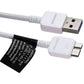 Samsung 5Ft Charge and Sync Cable (ET-DQ11Y1WE) for Micro USB3.0 Devices - White Cell Phone - Cables & Adapters Samsung - Simple Cell Bulk Wholesale Pricing - USA Seller