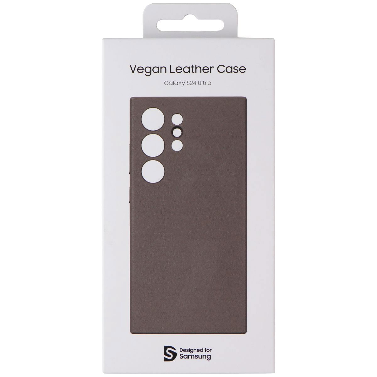 Samsung Official Vegan Leather Case for Galaxy S24 Ultra - Taupe Cell Phone - Cases, Covers & Skins Samsung - Simple Cell Bulk Wholesale Pricing - USA Seller