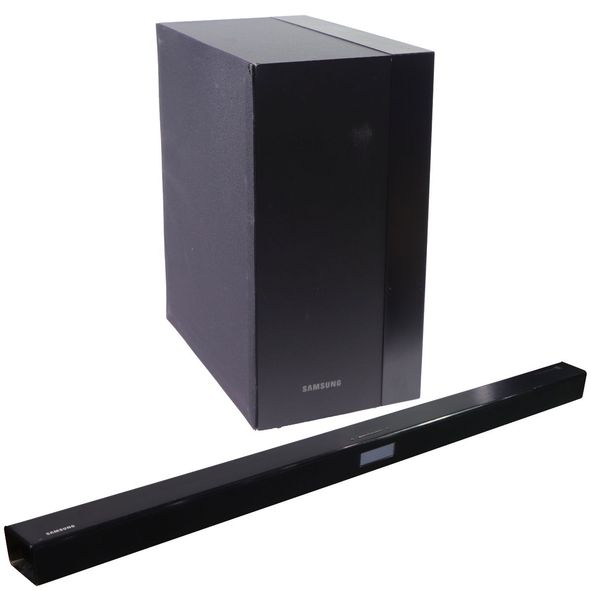 Samsung 2.1 Channel 290W Wireless Audio Soundbar/Subwoofer (HW-H450) - Black Home Multimedia - Home Speakers & Subwoofers Samsung - Simple Cell Bulk Wholesale Pricing - USA Seller
