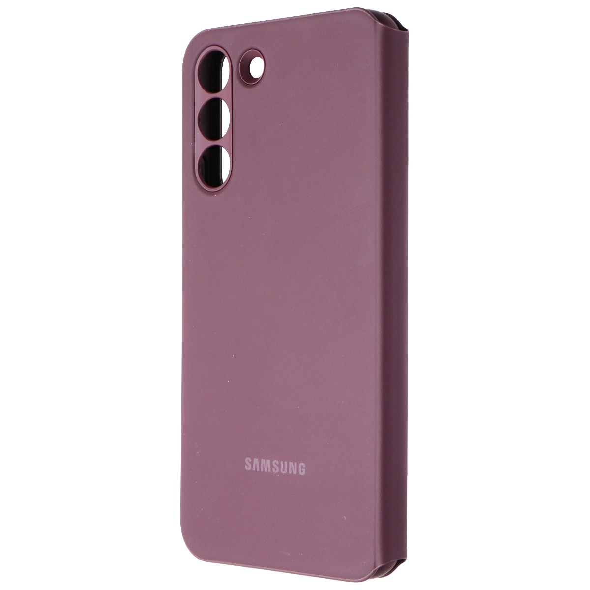 Samsung Official Smart Clear View Cover for Samsung Galaxy S22+ (Burgundy) Cell Phone - Cases, Covers & Skins Samsung    - Simple Cell Bulk Wholesale Pricing - USA Seller