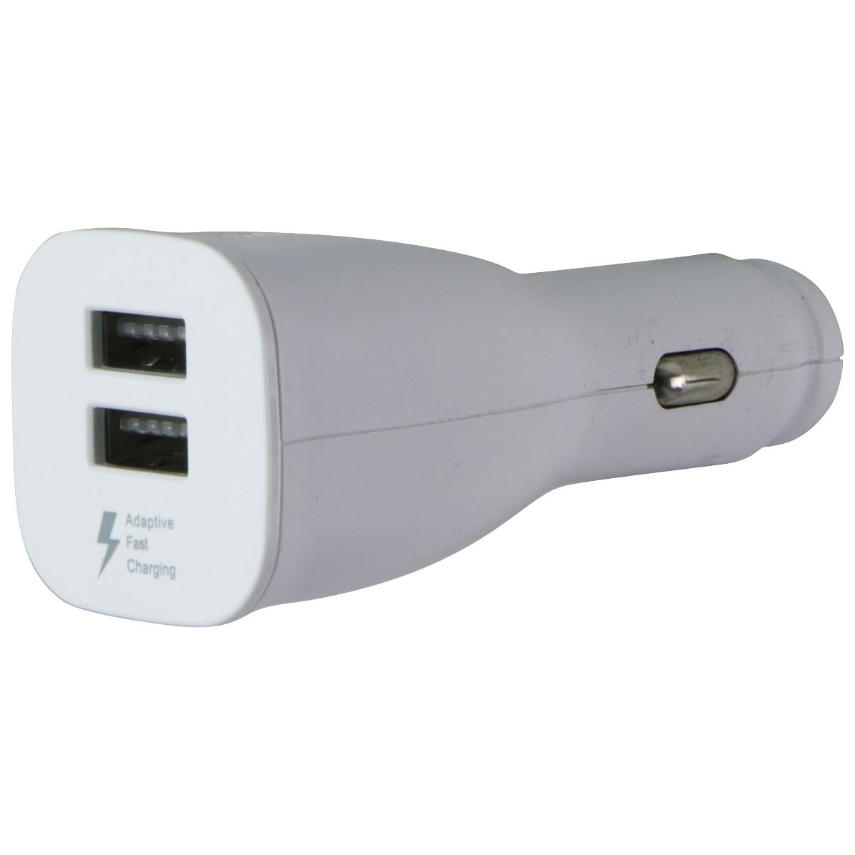 Samsung 10W Dual Port USB-A Car Adapter/Charger - White Cell Phone - Chargers & Cradles Samsung - Simple Cell Bulk Wholesale Pricing - USA Seller