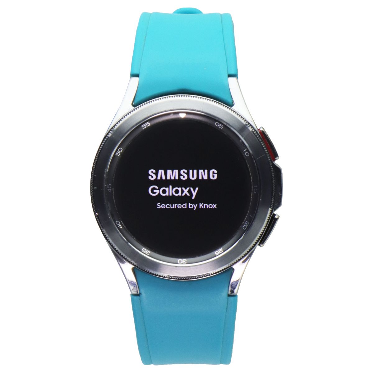 Samsung Galaxy Watch 4 Classic 42mm Smartwatch WIFI - Silver/Blue Band SM-R880 Smart Watches Samsung - Simple Cell Bulk Wholesale Pricing - USA Seller